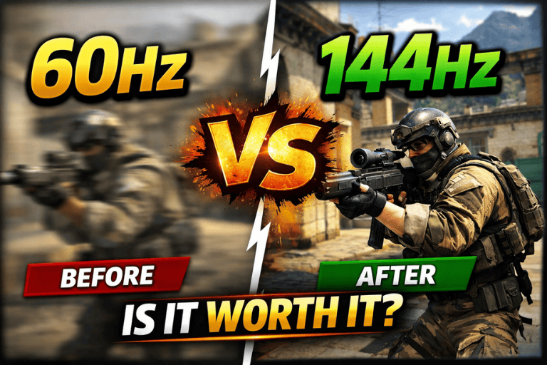 60Hz vs 144Hz Gaming: Is the Difference Actually Huge?