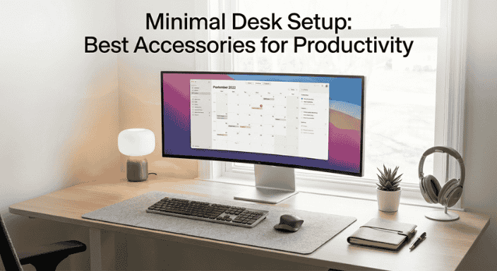 Minimal Desk Setup: Best Accessories for Productivity