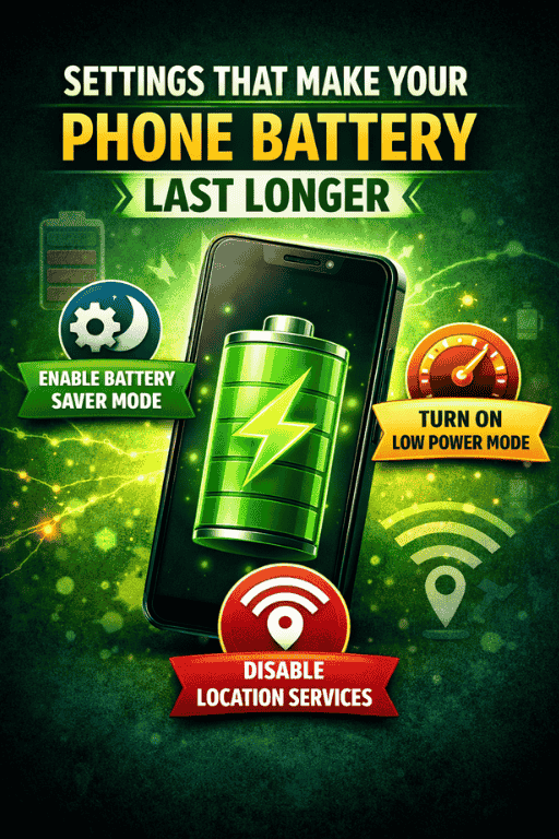 Settings That Make Your Phone Battery Last Longer